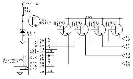 PicoBus multiplex generator circuit